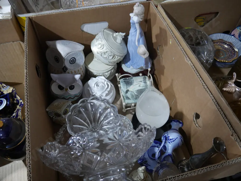 Owls, glassware, figurine Image 1++