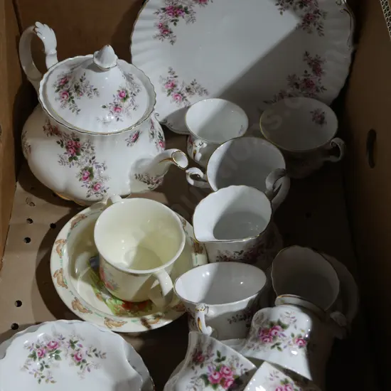 R.Albert teapot & teaset etc