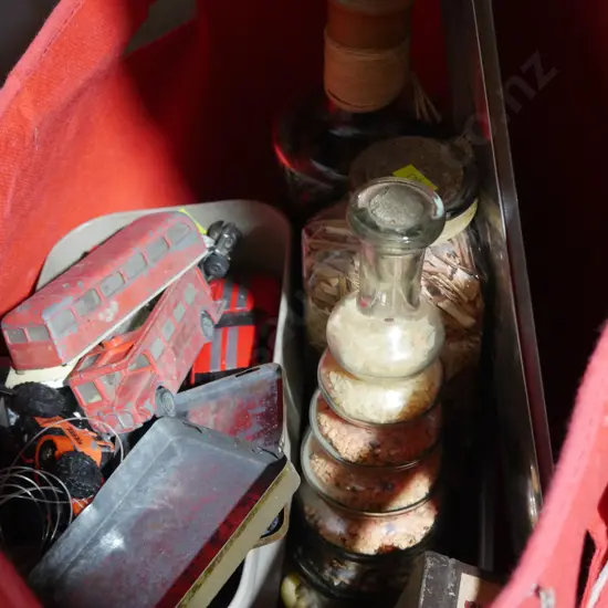 Cars, bottles