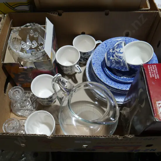 Glassware, China