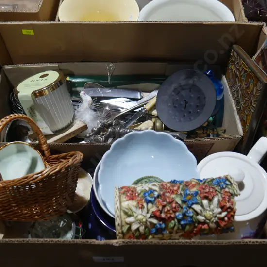 Cutlery teapot etc
