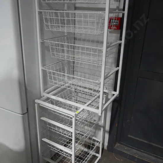 Storage shelves