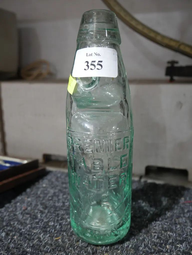 Marble glass bottle Image 1++