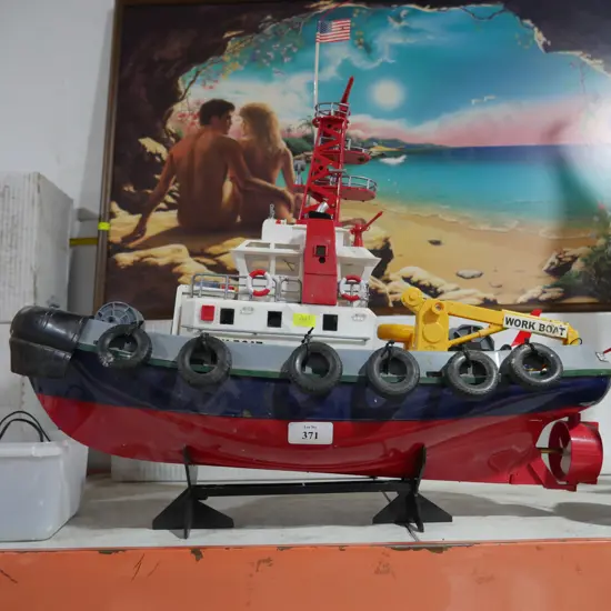 RC model tug boat