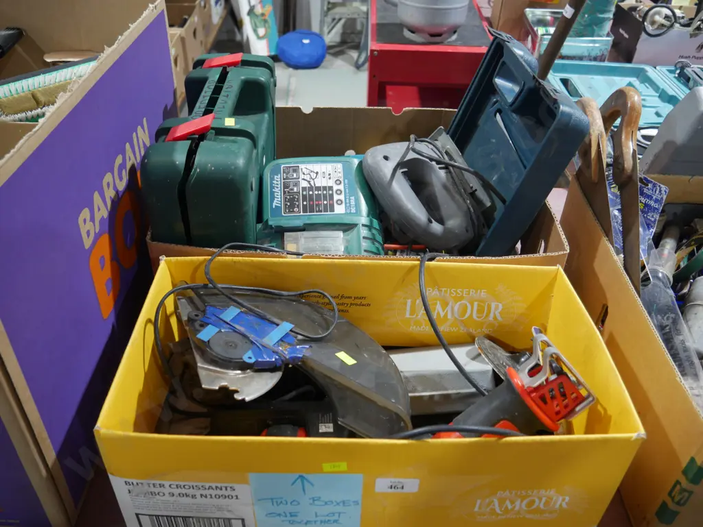 2 boxes of power tools Image 1++
