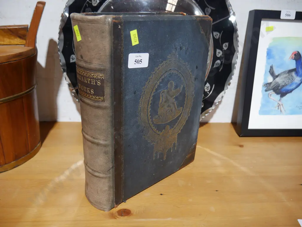 Old book . Hogarth's work Image 1++