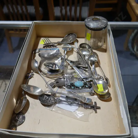 Silver spoons etc