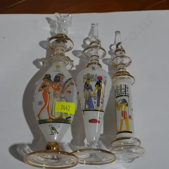 Glass scent bottles