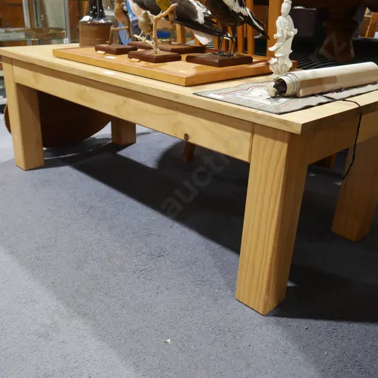 Timber coffee table