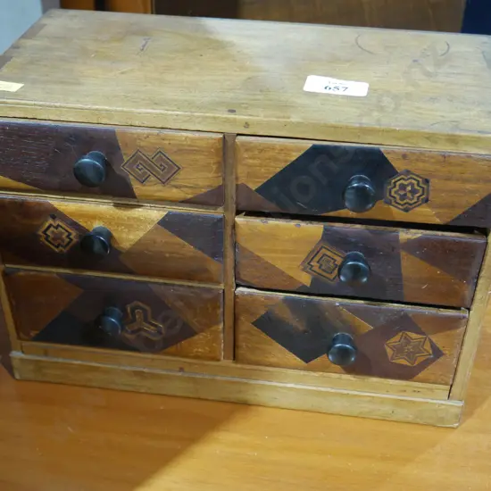 Small wooden drawers