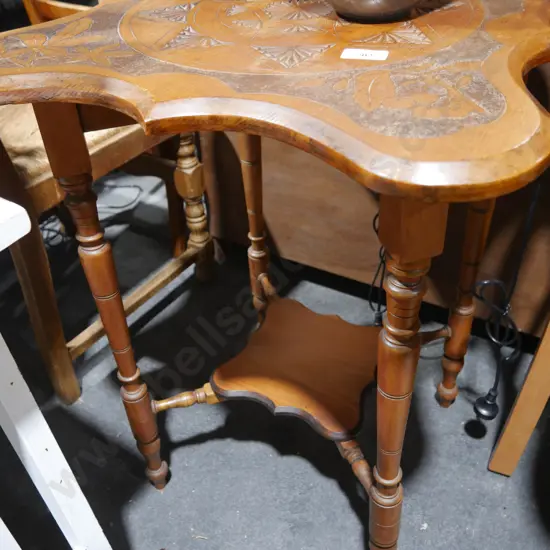 Carved occ. Table