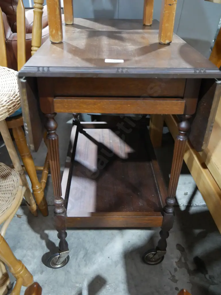 Dropside tea trolley Image 1++