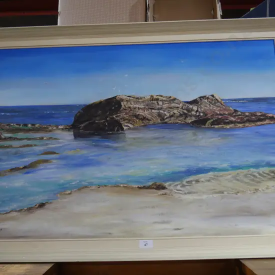 Ocean scene oil painting