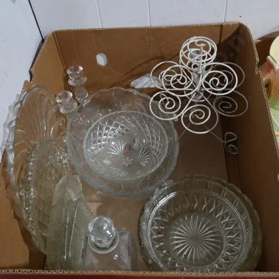 Glassware etc