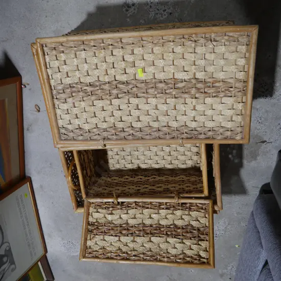 Wicker boxes