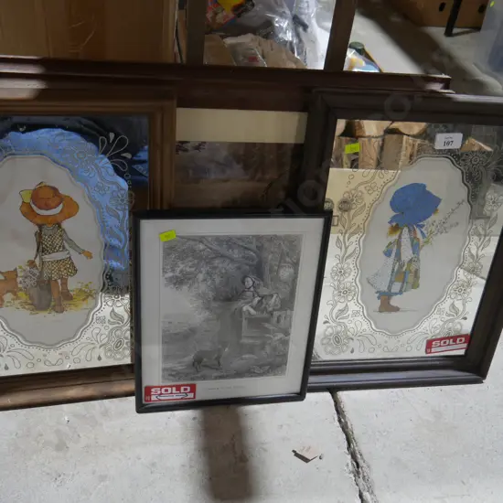 Picture mirrors, artworks