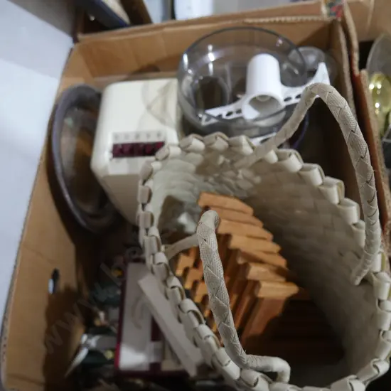 Food processor, cutlery, woven basket etc