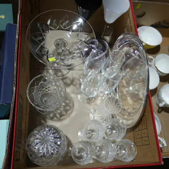 Decanter set etc