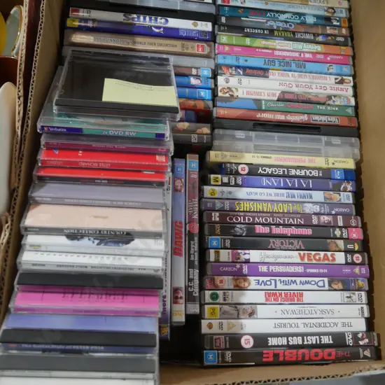 DVDs and CDs