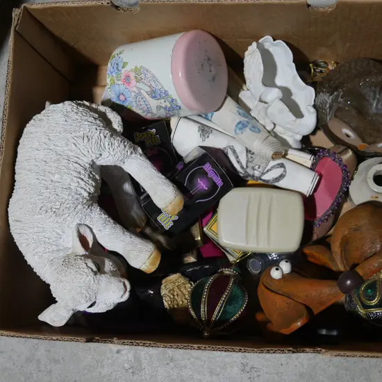 Lamb figurine etc