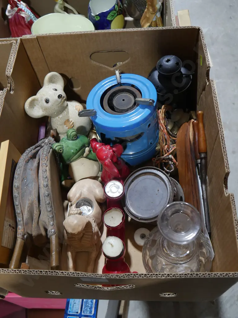 Bellow, figurines candlestick holders etc Image 1++