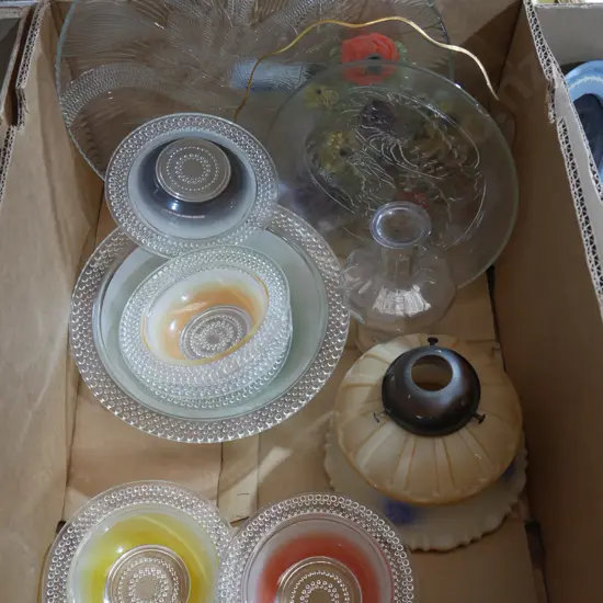 Glassware, light shade