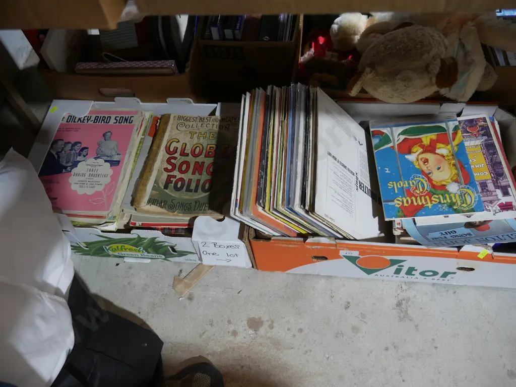 2 boxes of LPS music books Image 1++