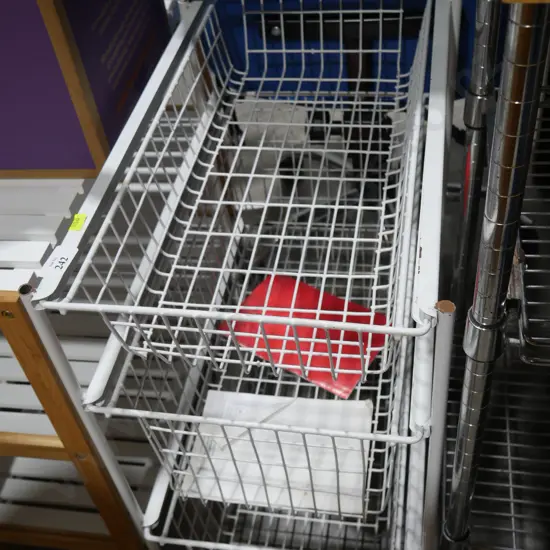 Metal storage rack