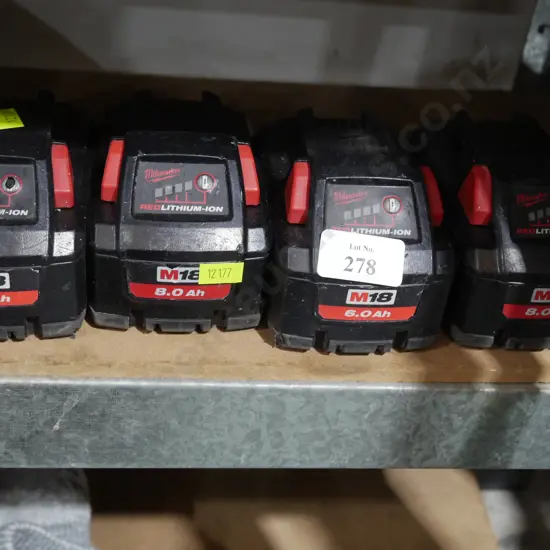 Milwaukee tool batteries