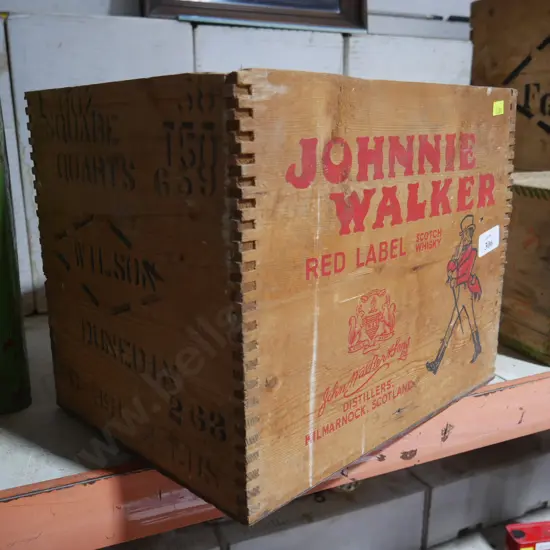 Johnny Walker wooden box