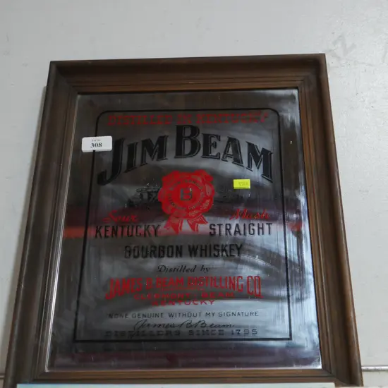 Jim Beam mirror