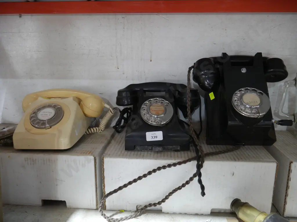 3 vintage phones Image 1++