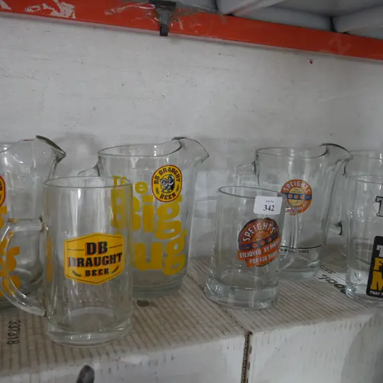Beer jugs etc