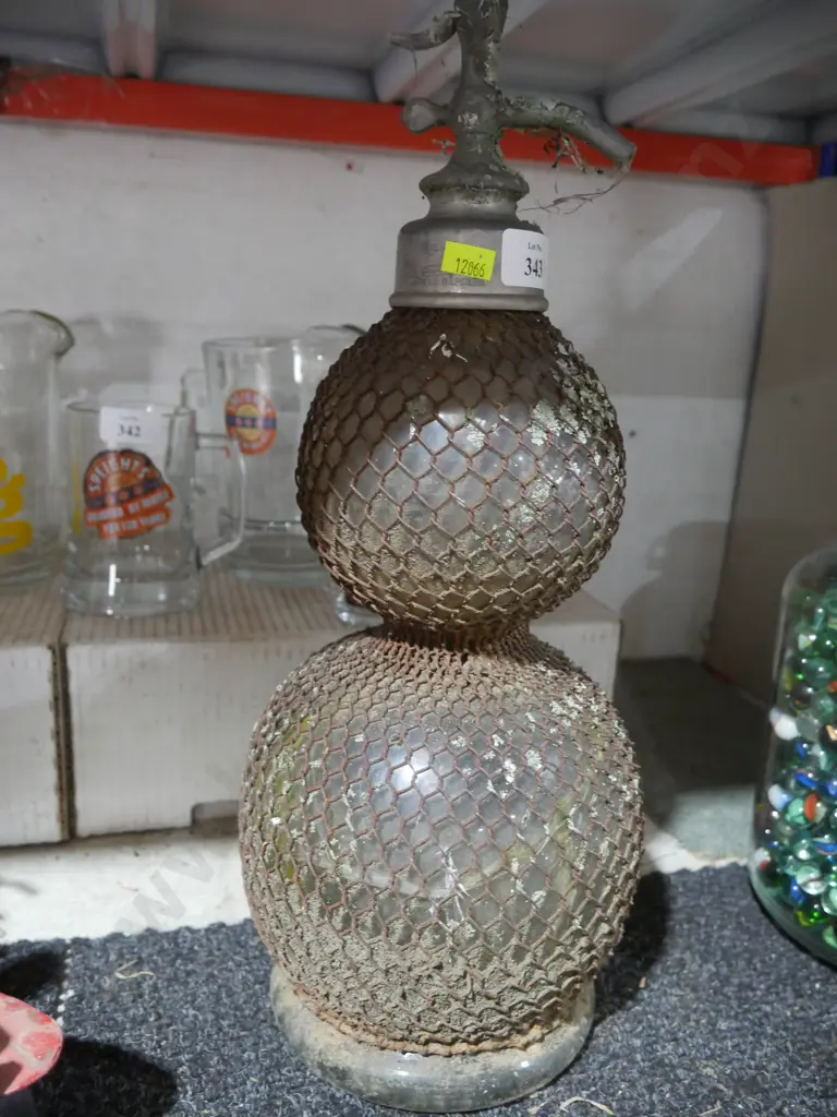 Large double bulb soda syphon Image 1++