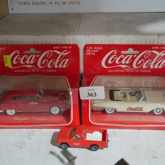 Coca-Cola model cars