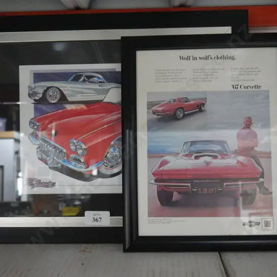 Corvette photograph and print