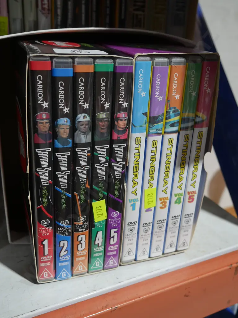 Captain scarlet and stingray DVD sets Image 1++