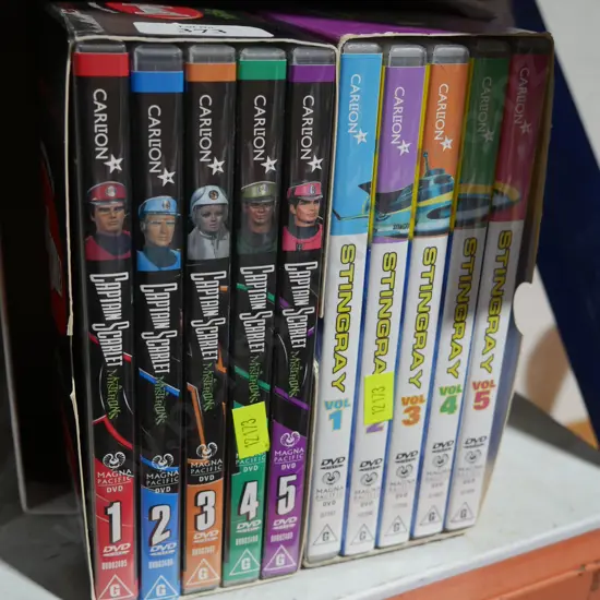 Captain scarlet and stingray DVD sets