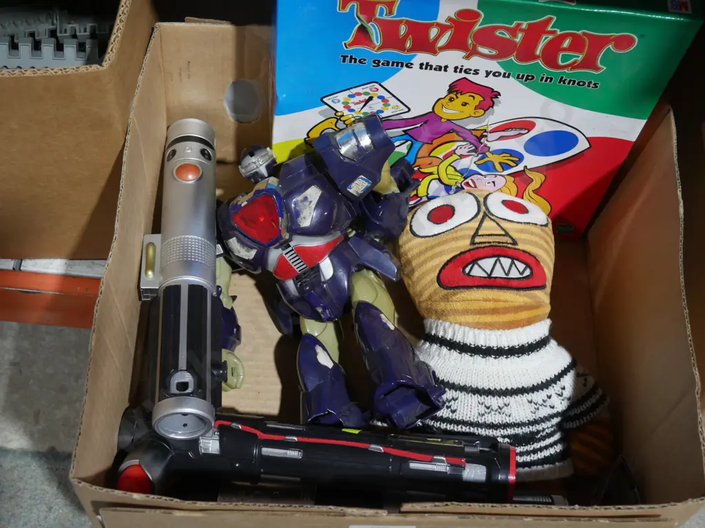 Toy lightsabers, twister game etc Image 1++