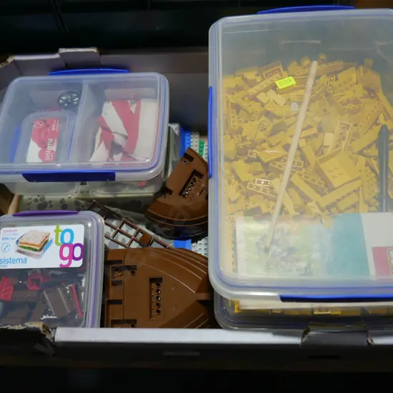 Box of LEGO