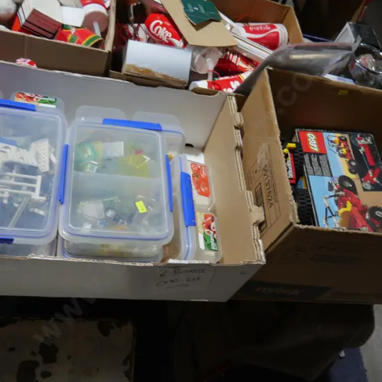 2 boxes of LEGO