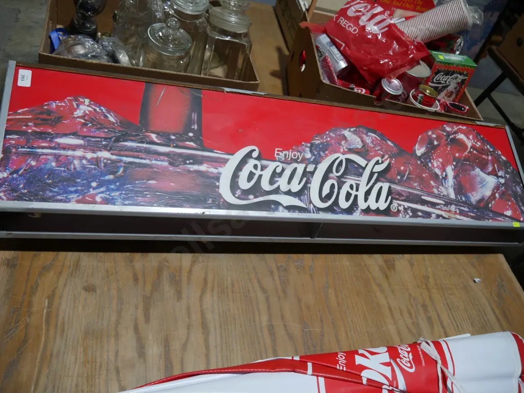 Light up Coca-Cola sign Image 1++