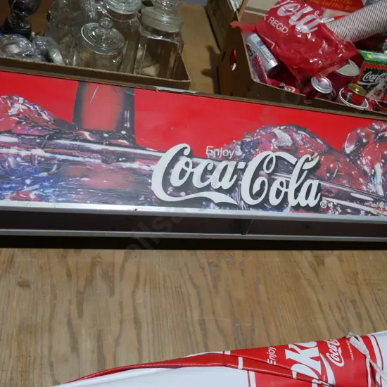 Light up Coca-Cola sign