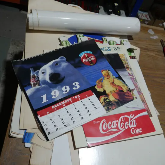 Coca-Cola signs etc