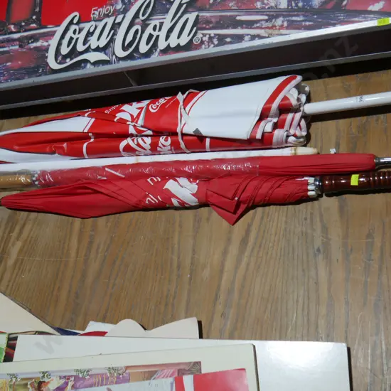 Coca-Cola umbrellas