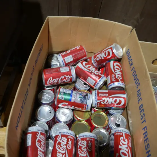 Coca-Cola cans