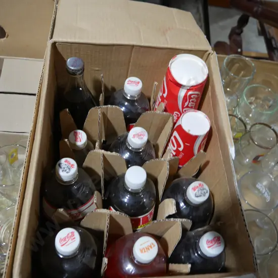 Coca-Cola bottles etc