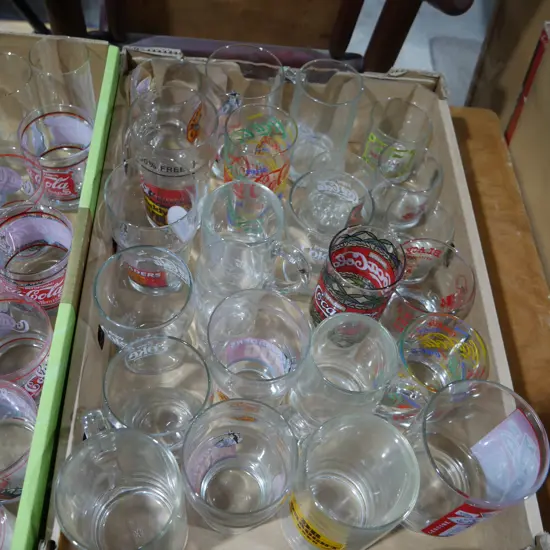 Coca-Cola glasses etc