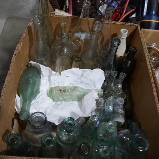 Assorted bottles