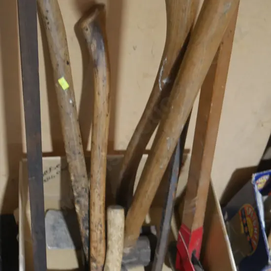Axes, sledgehammer etc
